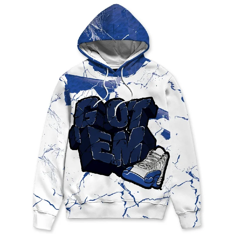 Blueberry 12s NastyJamz Hoodie Match Got Em All-Over Print