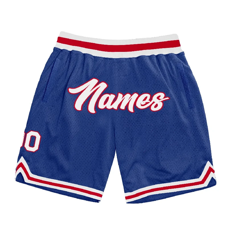 Casual Yet Sophisticated Unisex Fashion One Size Royal White-Red Authentic Throwback Basketball Shorts Casual Yet Sophisticated Unisex Fashion One Size Royal White-Red Authentic Throwback Basketball Shorts