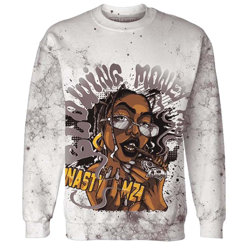 Versatile And Stylish Unisex Apparel NastyJamz Burgundy Crush 3s Sweatshirt Match Blowing Money Fast Girl All-Over Print Versatile And Stylish Unisex Apparel NastyJamz Burgundy Crush 3s Sweatshirt Match Blowing Money Fast Girl All-Over Print