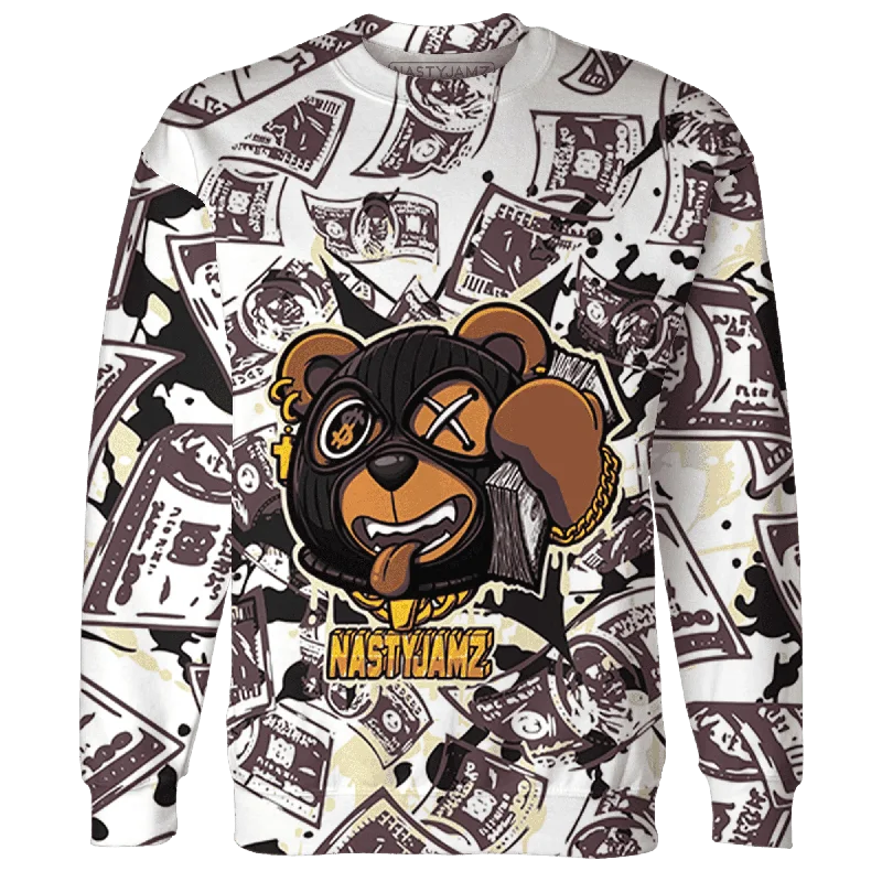 Comfortable Gender-Free Fashion Choices NastyJamz Burgundy Crush 3s Sweatshirt Match Money Motive BER All-Over Print Comfortable Gender-Free Fashion Choices NastyJamz Burgundy Crush 3s Sweatshirt Match Money Motive BER All-Over Print