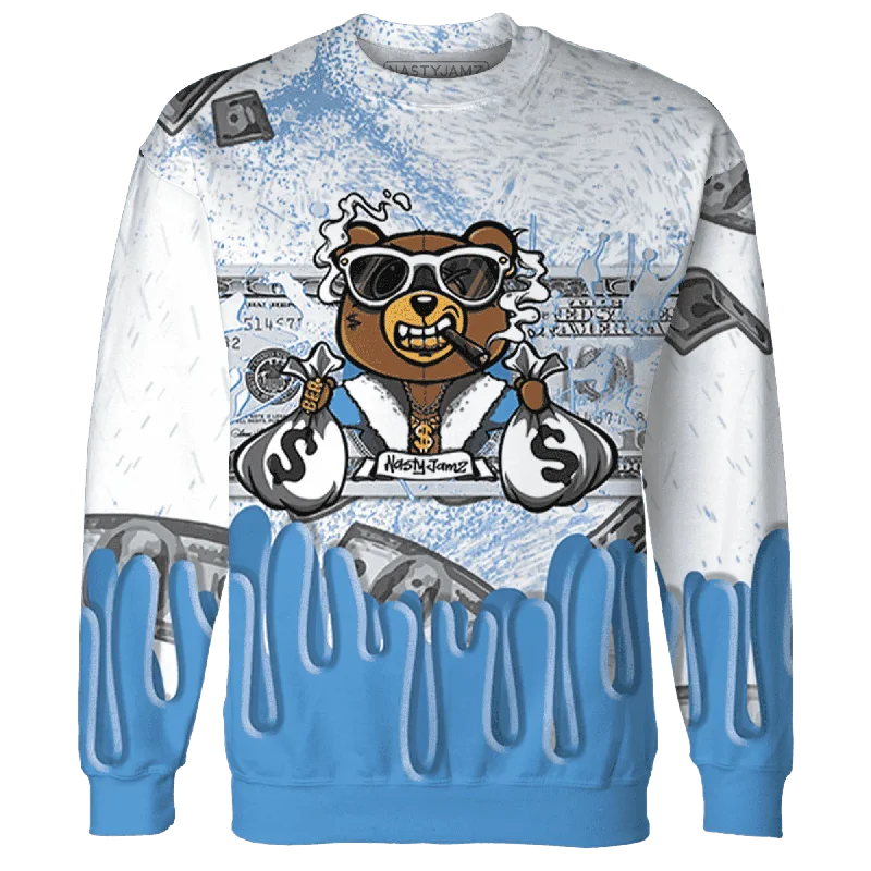 Versatile Unisex Layering Pieces NastyJamz Carolina Blue Univercitii 17s Sweatshirt Match BER Dollar All-Over Print Versatile Unisex Layering Pieces NastyJamz Carolina Blue Univercitii 17s Sweatshirt Match BER Dollar All-Over Print