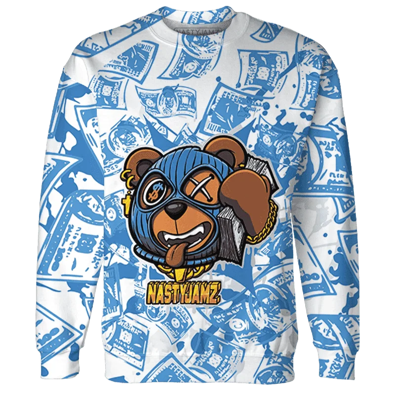 Oversized And Relaxed Unisex Fashion NastyJamz Carolina Blue Univercitii 17s Sweatshirt Match Money Motive BER All-Over Print Oversized And Relaxed Unisex Fashion NastyJamz Carolina Blue Univercitii 17s Sweatshirt Match Money Motive BER All-Over Print