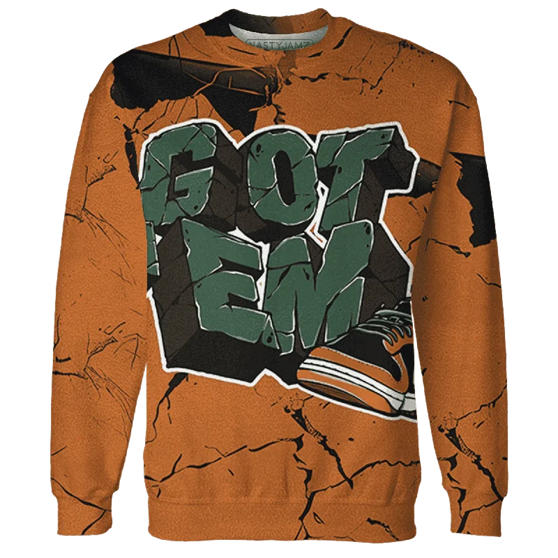Fashion-Forward Gender-Neutral Outfit Ideas Dunk Low Ceramic NastyJamz Sweatshirt Match Got Em All-Over Print
