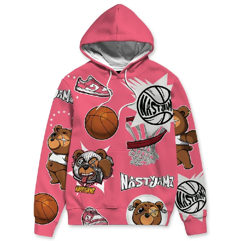 Dunk Next NatureAster Pink NastyJamz Hoodie Match BER Icon Wallpapers All-Over Print