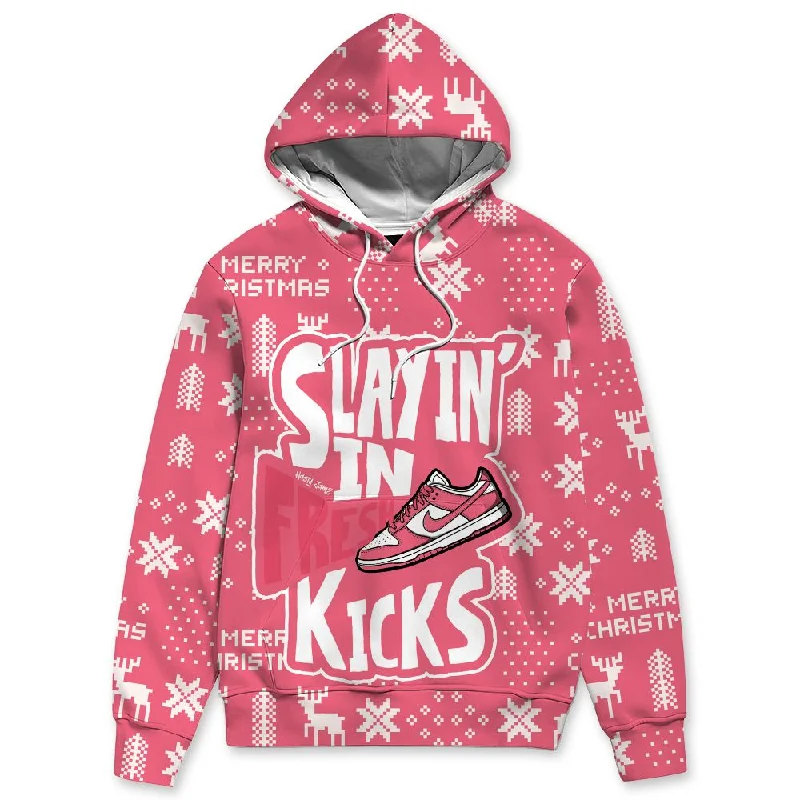 Dunk Next NatureAster Pink NastyJamz Hoodie Match Slayin Kicks All-Over Print