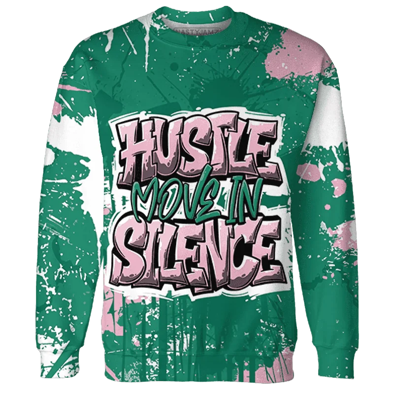 NastyJamz Dunk Pink Malachite Medium Soft Low Sail Sweatshirt Match Hustle Move In Silence All-Over Print