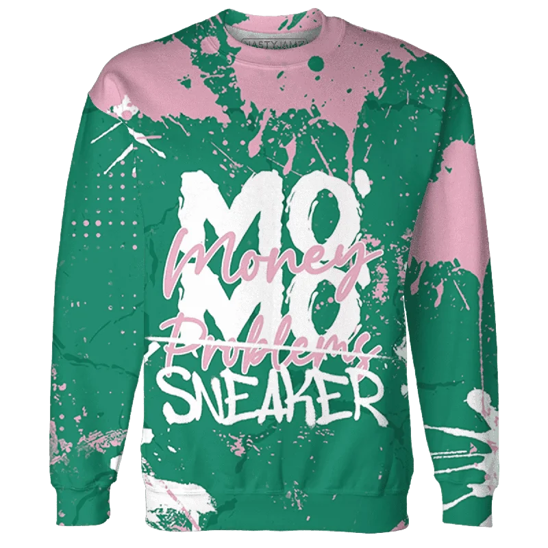 NastyJamz Dunk Pink Malachite Medium Soft Low Sail Sweatshirt Match MO sneaker All-Over Print