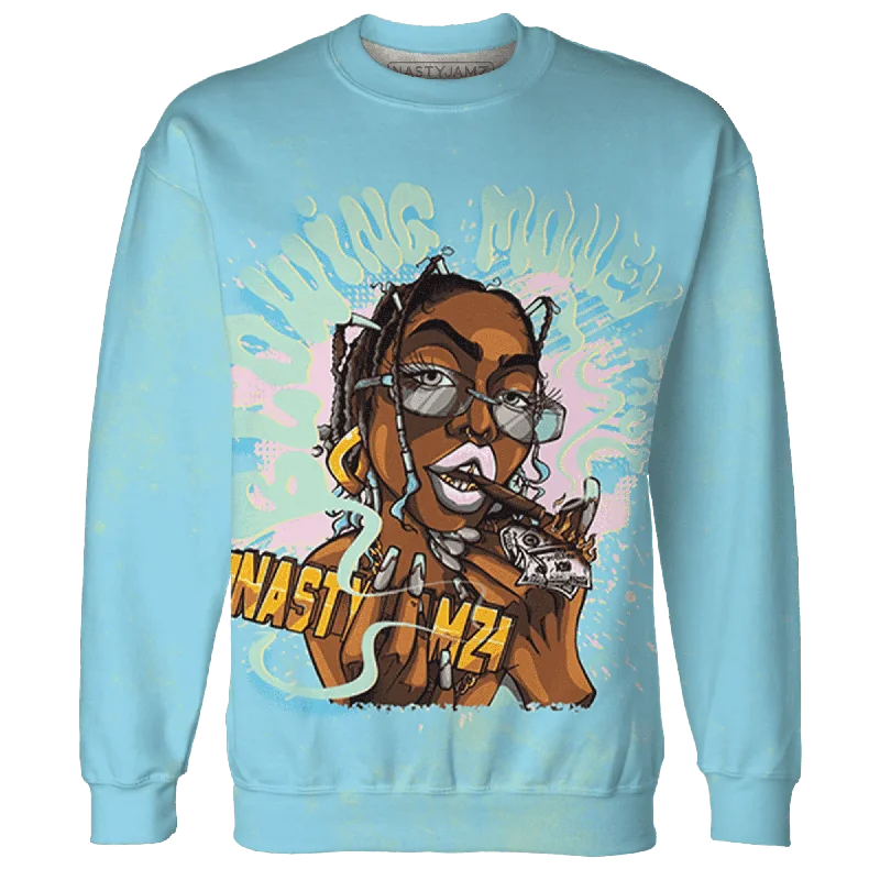 Dunk Verdy Visty NastyJamz Sweatshirt Match Blowing Money Fast Girl All-Over Print