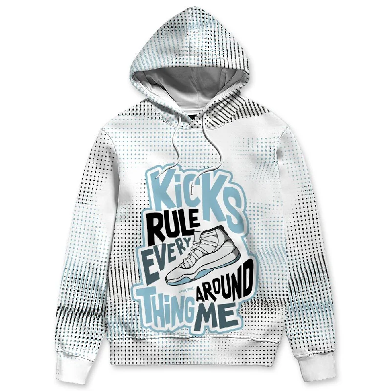 Legend Blue 11s NastyJamz Hoodie Match Kicks Rule All-Over Print