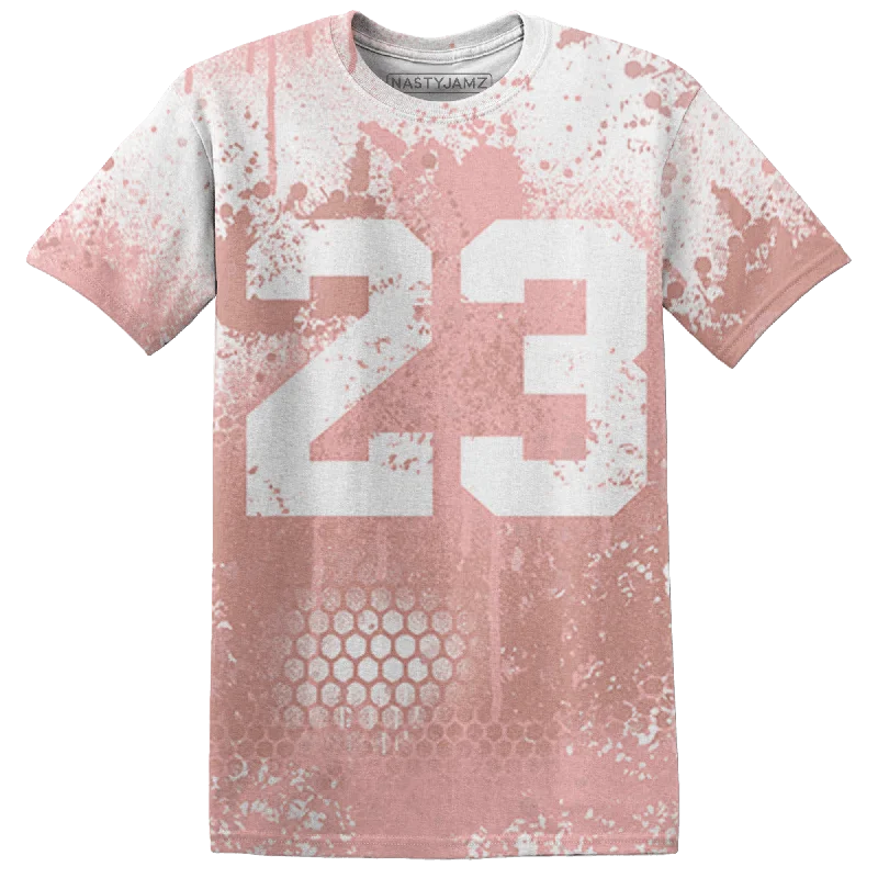 NastyJamz Low Legend Pink 11s T-Shirt Match 23 Painted Graffiti