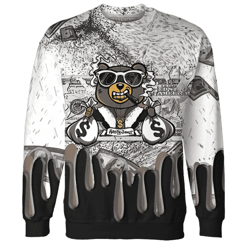 Gender-Neutral Clothing Styles NastyJamz Low Mocha 1s Sweatshirt Match BER Dollar All-Over Print Gender-Neutral Clothing Styles NastyJamz Low Mocha 1s Sweatshirt Match BER Dollar All-Over Print