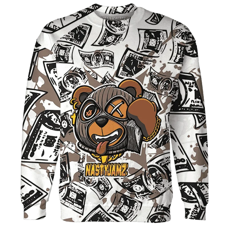 Classic And Timeless Unisex Style NastyJamz Low Mocha 1s Sweatshirt Match Money Motive BER All-Over Print Classic And Timeless Unisex Style NastyJamz Low Mocha 1s Sweatshirt Match Money Motive BER All-Over Print