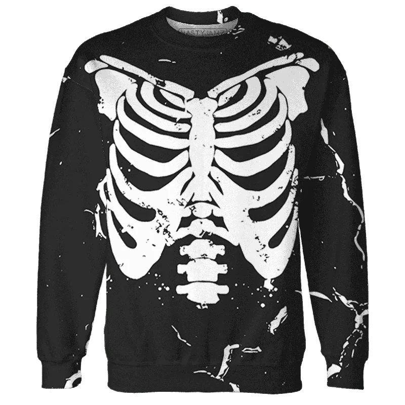 NastyJamz Low Space Jamz 11s Sweatshirt Match Skeleton Y2k All-Over Print