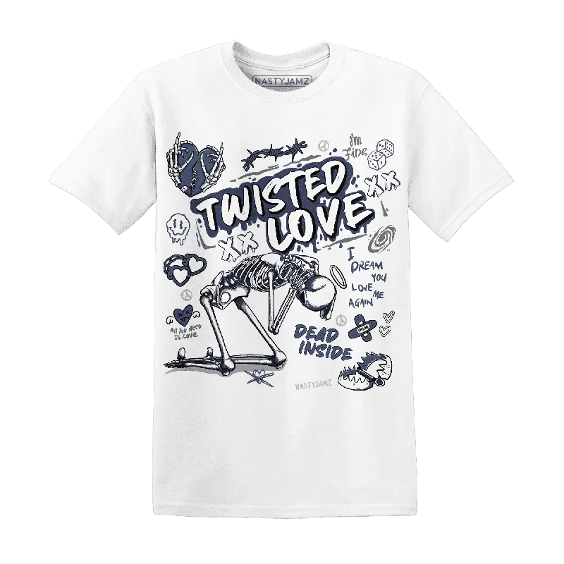 NastyJamz Low Diffused Blue 11s T-Shirt Match Twisted Love