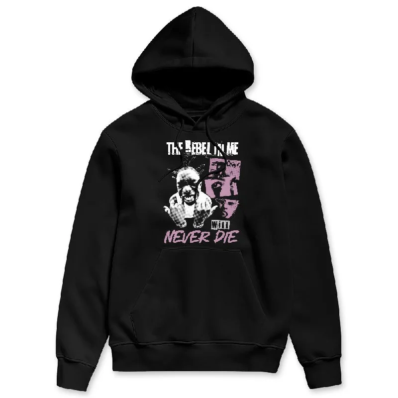 Orchid Neutral Grey Black White 4s NastyJamz Hoodie Match Rebel In Me