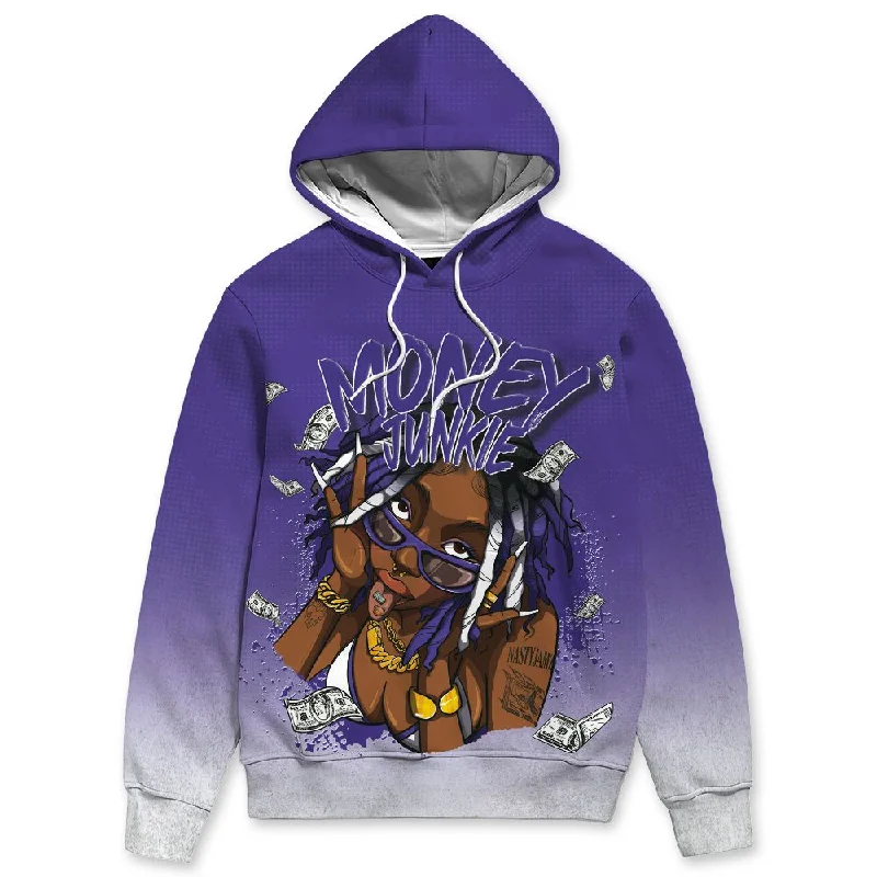 Psychic Purple 1s NastyJamz Hoodie Match Money Junkie All-Over Print