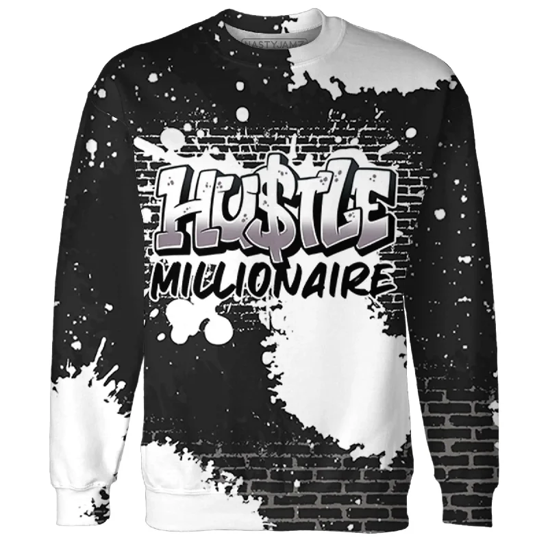 NastyJamz Reverse Oreo 6s Sweatshirt Match Hustle Millionaire All-Over Print