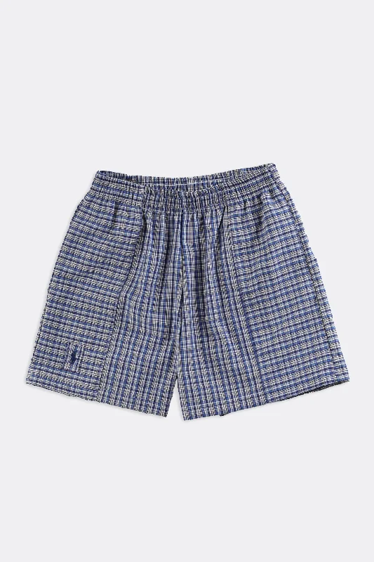 Unisex Rework Oxford Boxer Shorts - Women-XS, Men-XXS