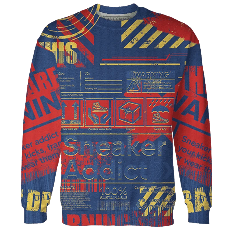 Versatile And Stylish Unisex Apparel NastyJamz VaporMax Plus Midnight Navy Gold Black Sweatshirt Match Sneaker Addict Warning All-Over Print Versatile And Stylish Unisex Apparel NastyJamz VaporMax Plus Midnight Navy Gold Black Sweatshirt Match Sneaker Addict Warning All-Over Print