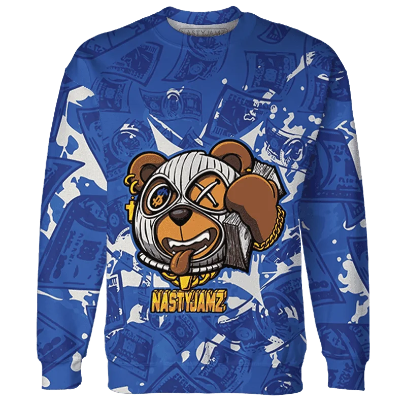 Urban-Inspired Unisex Fashion Trends NastyJamz VaporMax Game Royal Blue Sweatshirt Match Money Motive BER All-Over Print Urban-Inspired Unisex Fashion Trends NastyJamz VaporMax Game Royal Blue Sweatshirt Match Money Motive BER All-Over Print