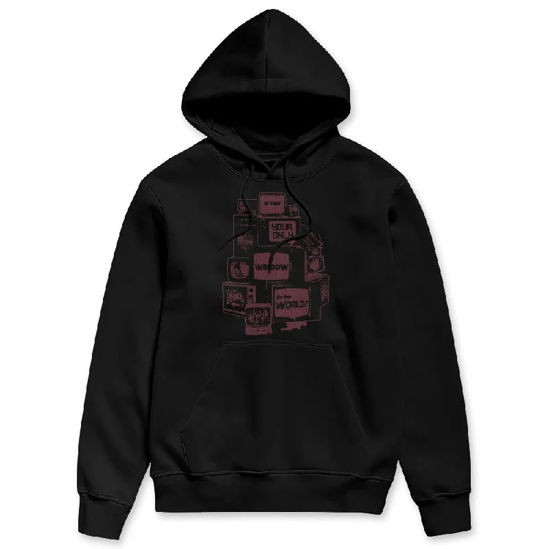 VaporMax Night Maron Burgundy NastyJamz Hoodie Match Television