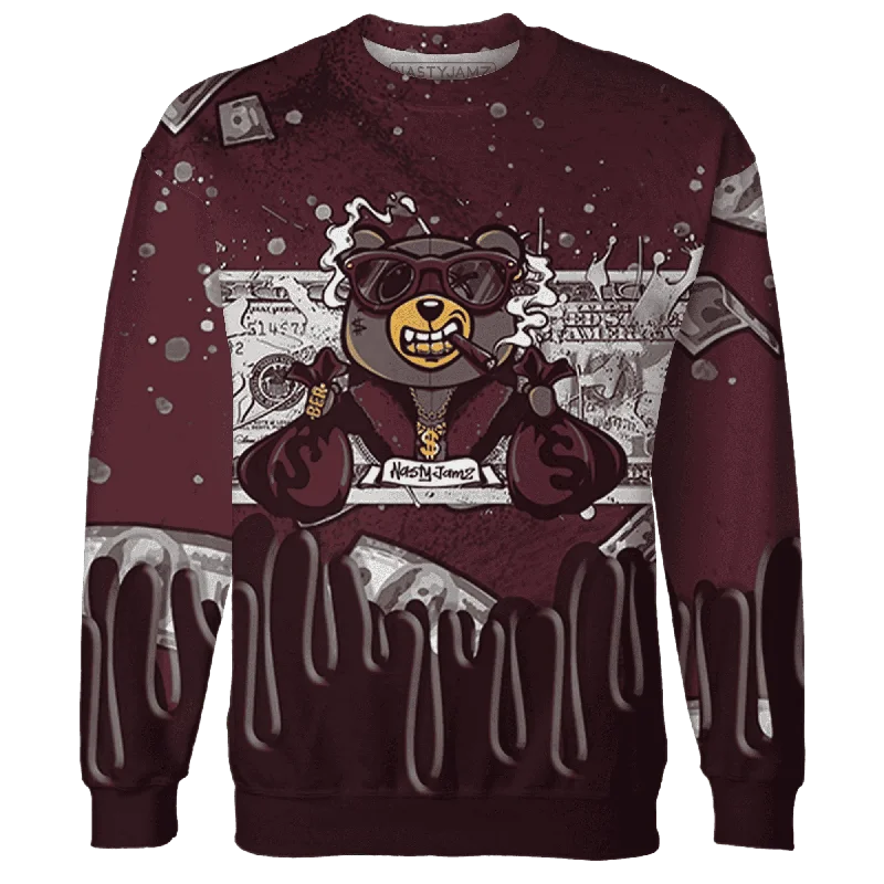 Urban-Inspired Unisex Fashion Pieces NastyJamz VaporMax Night Maron Burgundy Sweatshirt Match BER Dollar All-Over Print Urban-Inspired Unisex Fashion Pieces NastyJamz VaporMax Night Maron Burgundy Sweatshirt Match BER Dollar All-Over Print