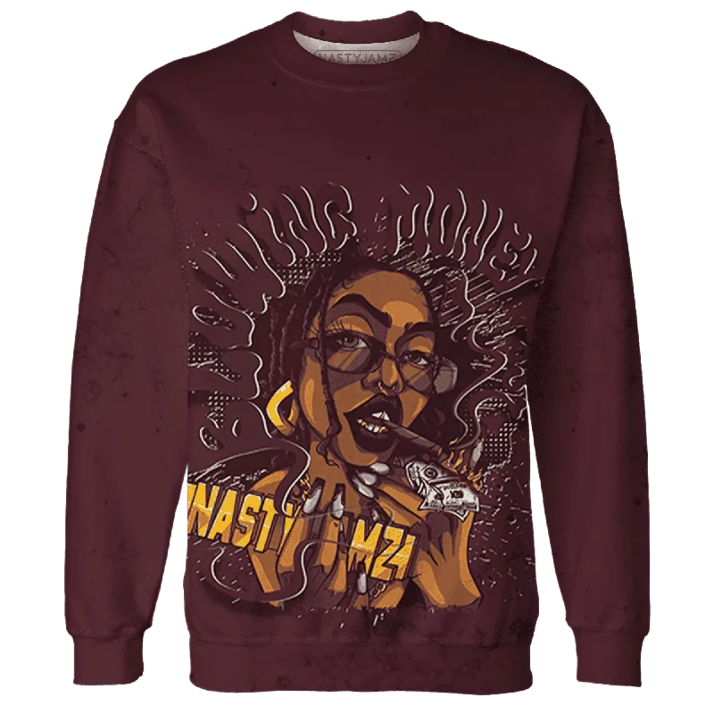 Functional And Stylish Unisex Outerwear NastyJamz VaporMax Night Maron Burgundy Sweatshirt Match Blowing Money Fast Girl All-Over Print Functional And Stylish Unisex Outerwear NastyJamz VaporMax Night Maron Burgundy Sweatshirt Match Blowing Money Fast Girl All-Over Print