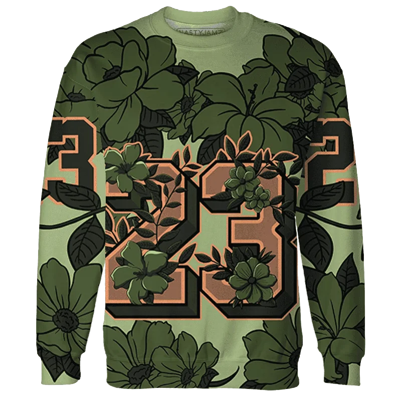 NastyJamz VaporMax Plus Alligator Sweatshirt Match 23 Floral Flower All-Over Print