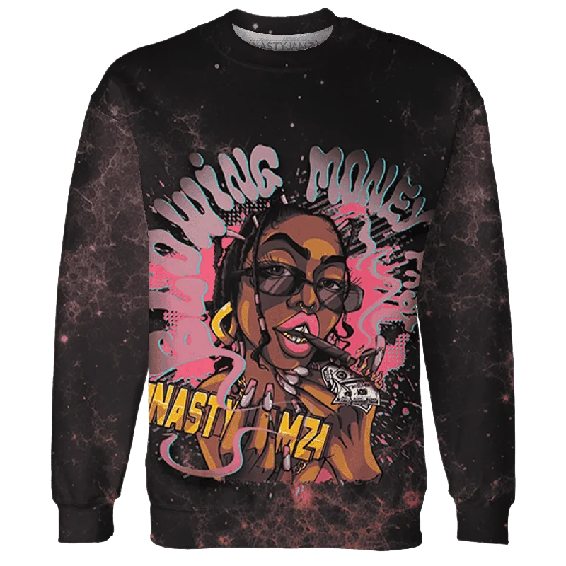 Chic And Contemporary Unisex Clothing Choices NastyJamz VaporMax Plus South Beach Sweatshirt Match Blowing Money Fast Girl All-Over Print