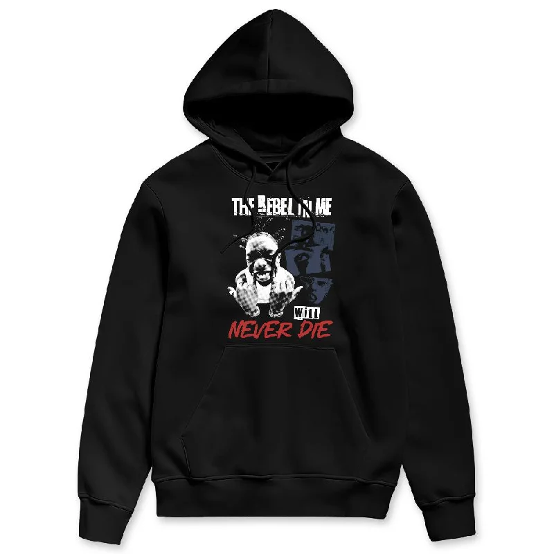 White Navy 6s NastyJamz Hoodie Match Rebel In Me