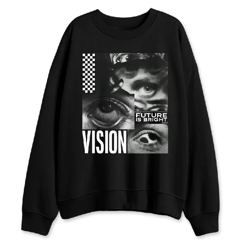 White Thunder 4s NastyJamz Sweatshirt Match Vision