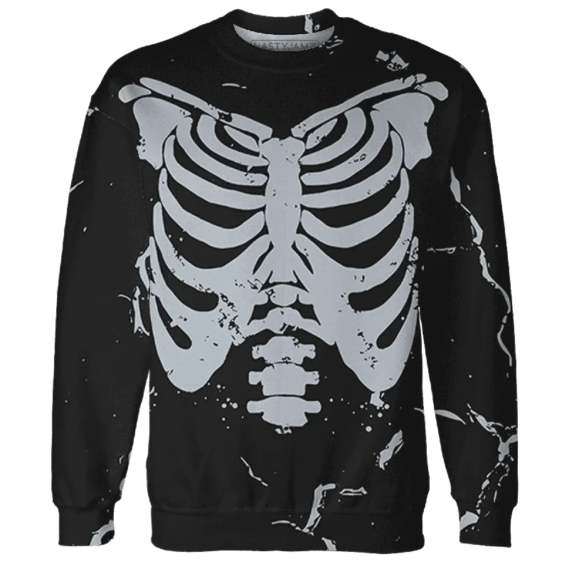 Classic Unisex Fashion Looks NastyJamz Wolf Grey 12s Sweatshirt Match Skeleton Y2k All-Over Print Classic Unisex Fashion Looks NastyJamz Wolf Grey 12s Sweatshirt Match Skeleton Y2k All-Over Print